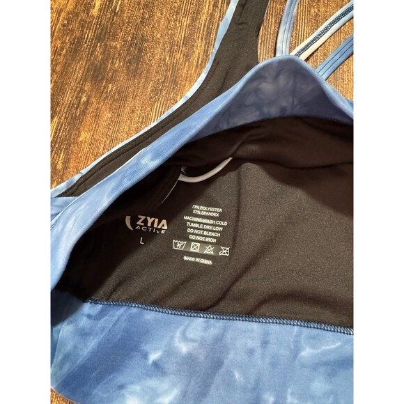 Zyia Active Hendrix Light n Tight Strappy Bra size LARGE - Picture 3 of 3